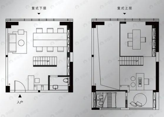 正祥中流砥柱3室2厅1卫户型图