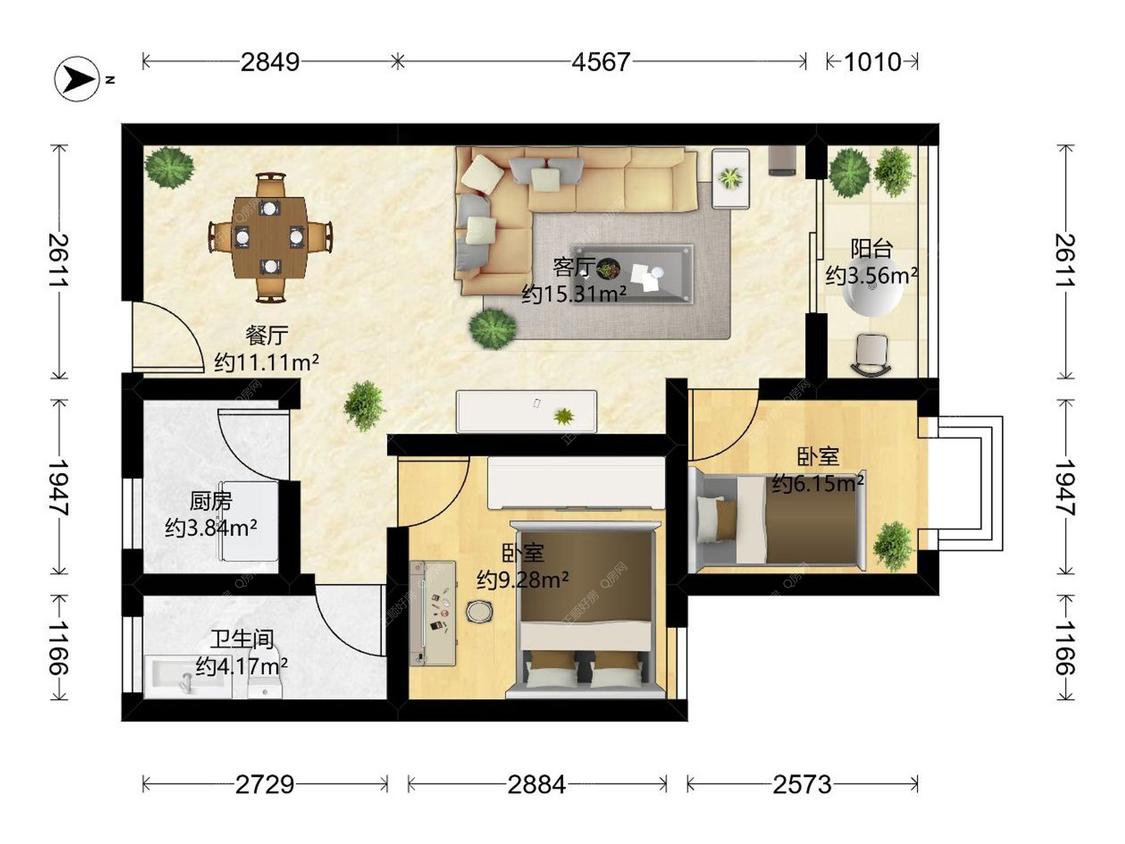 整租·恒裕尚都