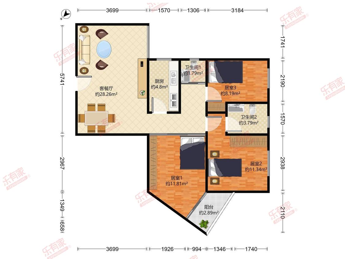 整租·长安花园