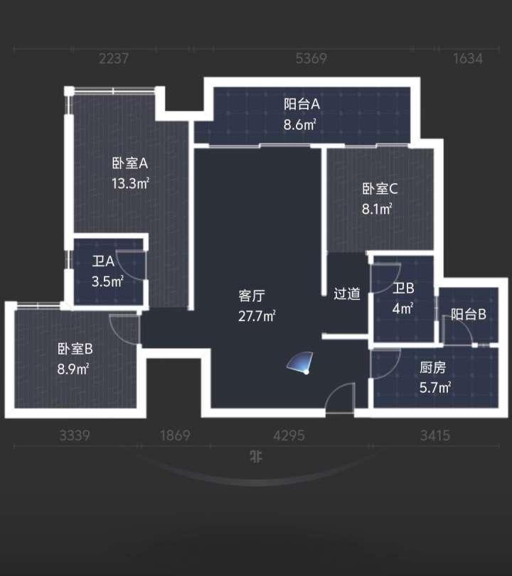 整租·保利国际城中央花园(B区)
