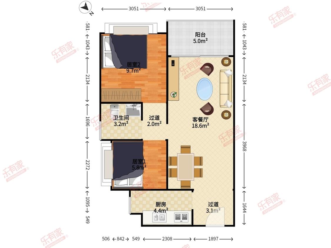 整租·观山嘉苑