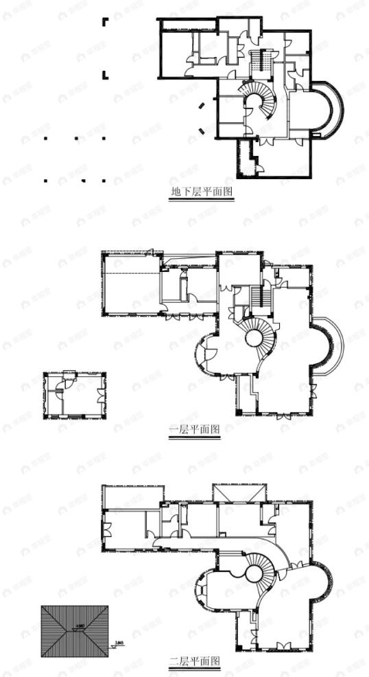 5室2厅4卫建面489平户型图