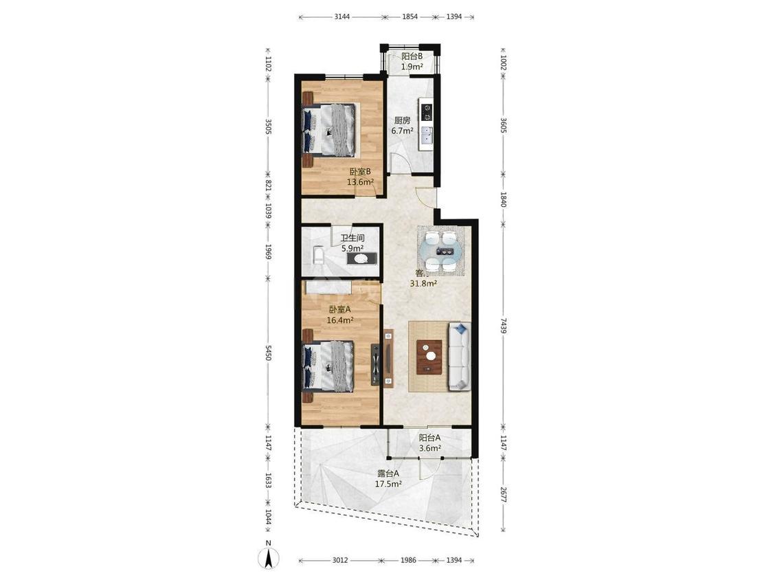 整租·潞河名苑(北区)