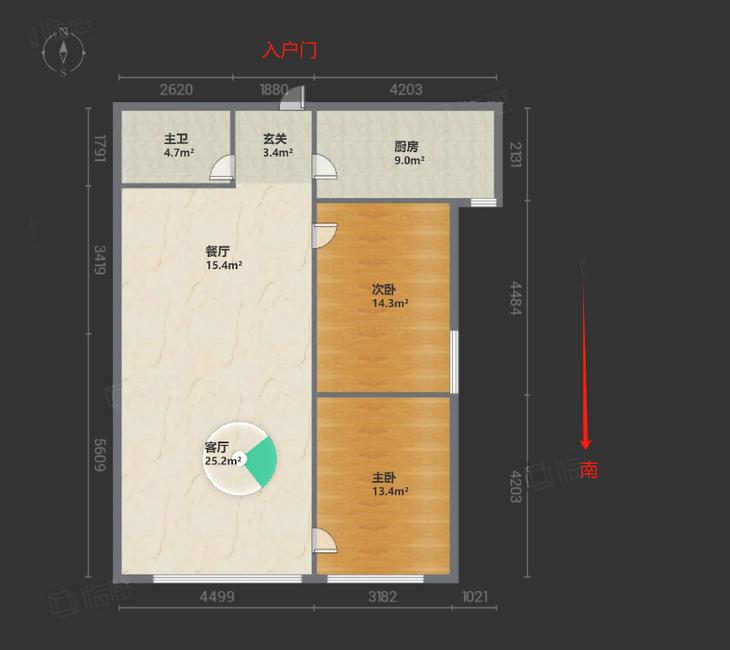 整租·金座晟锦(C区)