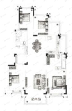 安吉恒大林溪竹语4室2厅2卫户型图