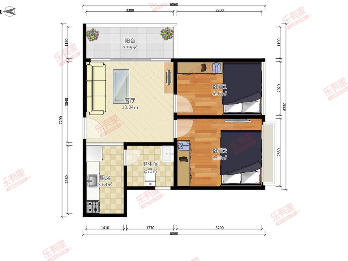 整租·康城(江海)
