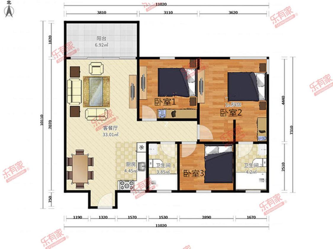 整租·胜坚怡景湾