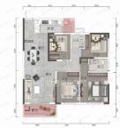 4室2厅2卫建面128平户型图