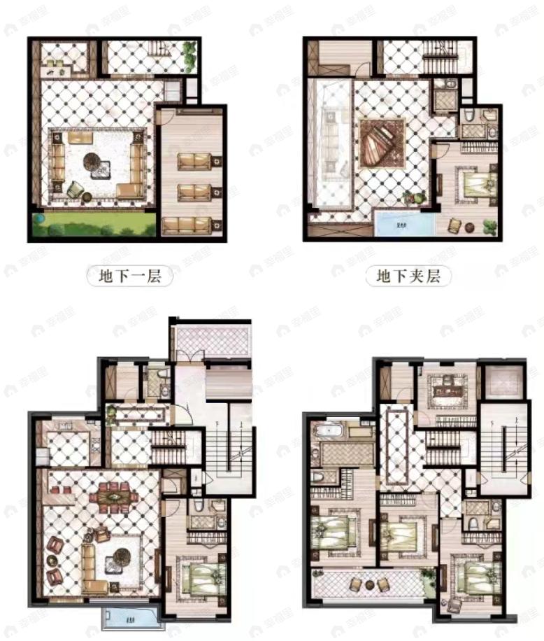 桃花院子8室4厅5卫户型图