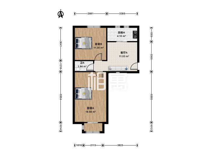 整租·塔院二轻宿舍