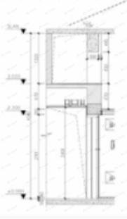 藏珑湖上公馆1室1厅1卫户型图