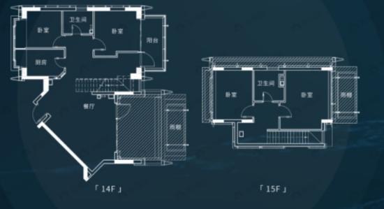 格力公园海德4室2厅2卫户型图