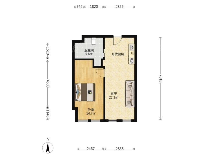 整租·海航豪庭(北苑一区)