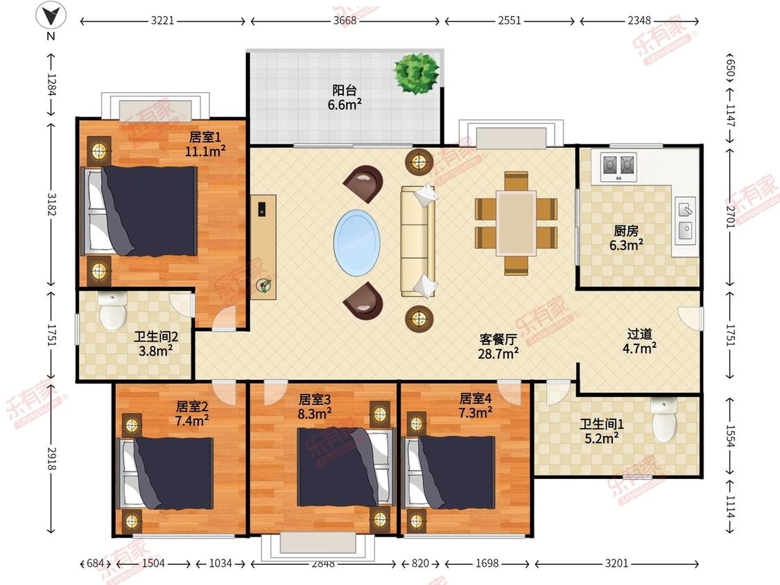 整租·鸿荣源壹城中心(第三区)