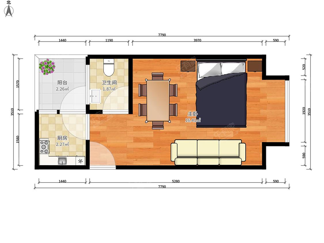 整租·东方美地苑