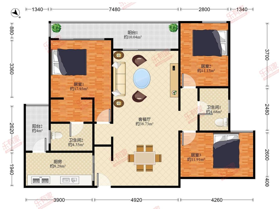 整租·南沙金茂湾