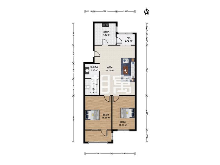 整租·顺四条甲二十号院