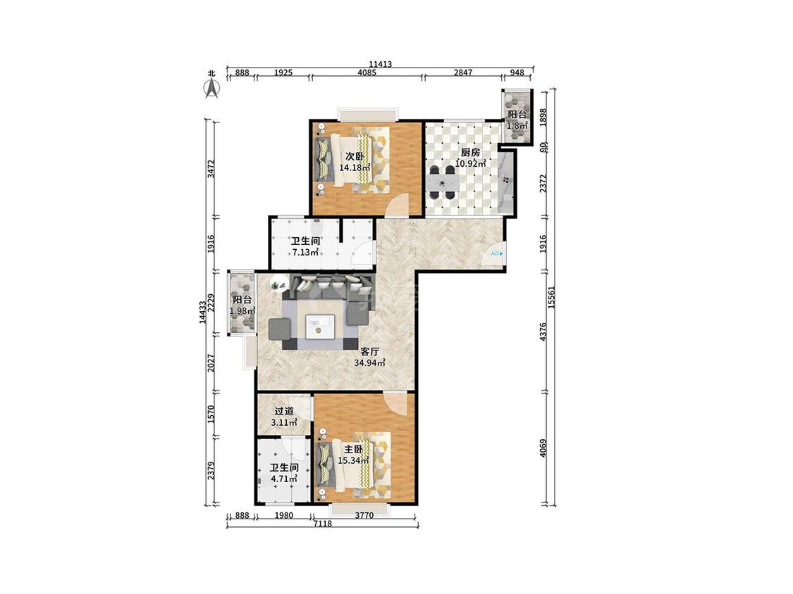 整租·水郡花园