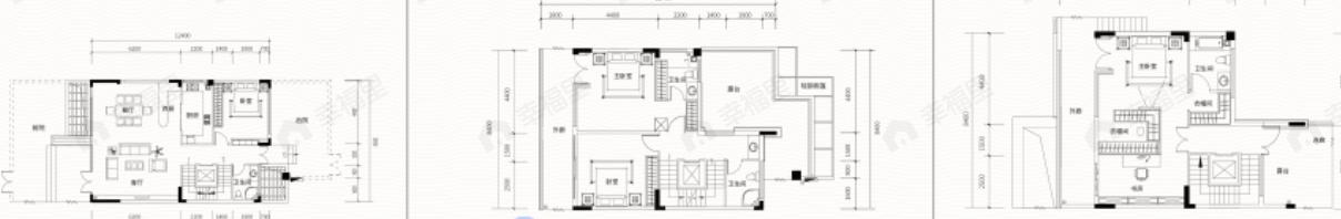 长房润和湘江玥4室2厅4卫户型图