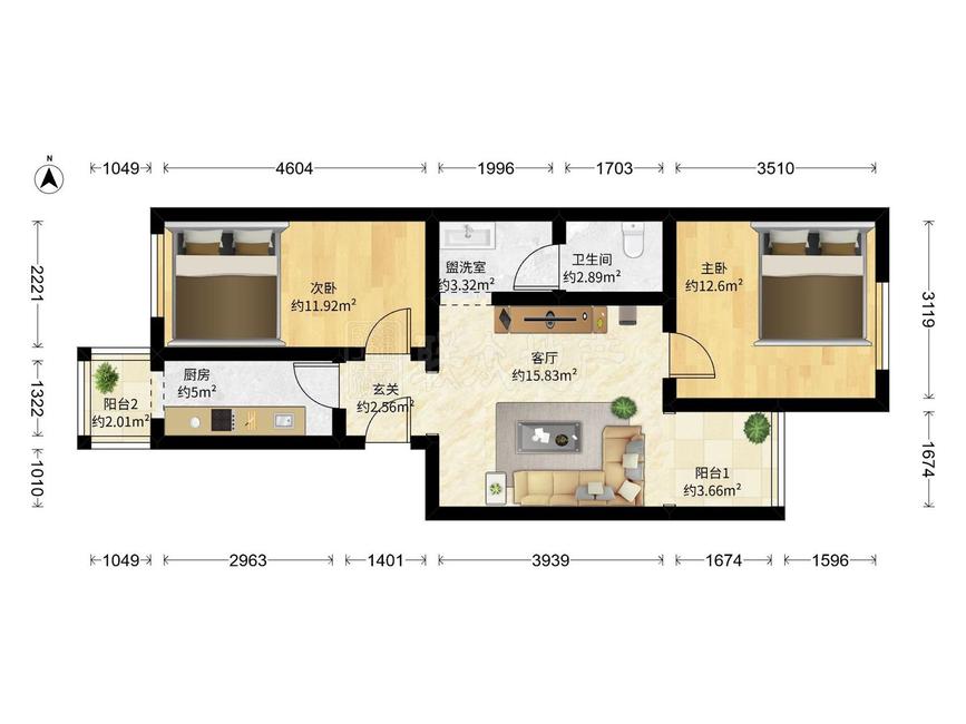 整租·双河南里小区