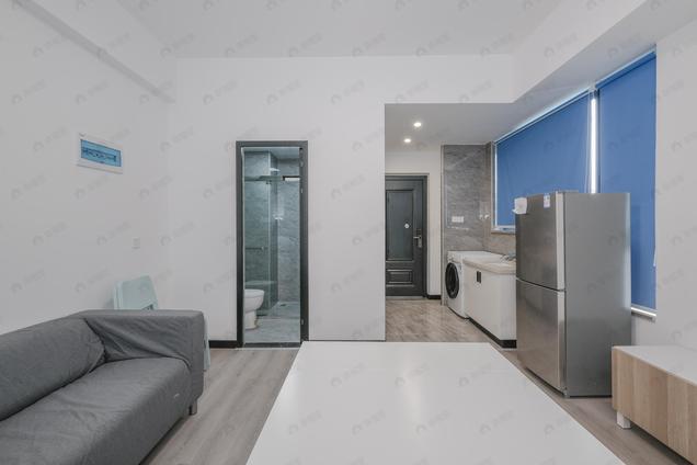 北京鼓楼区,保利中庚首开,乌山九巷SOHO,端头朝南户1室1厅 | 58.53㎡ | 西 南 | 保利中庚首开乌山九巷SOHO高楼层/共7层