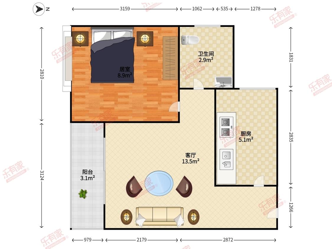 整租·越海家园