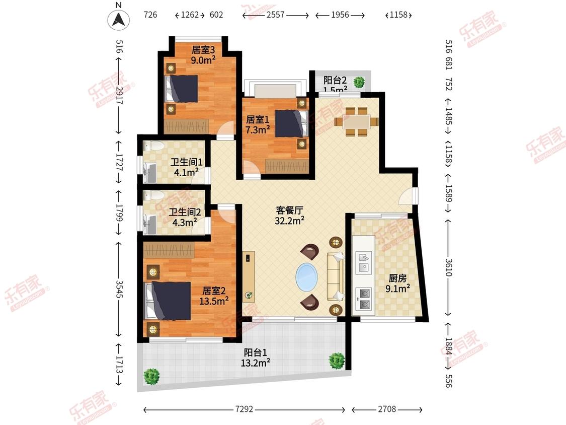 整租·第五大道高发西岸花园(一期)