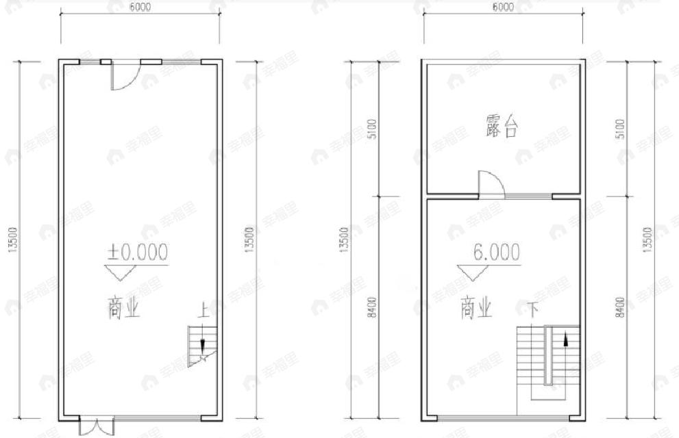 1室1厅1卫建面133平北户型图