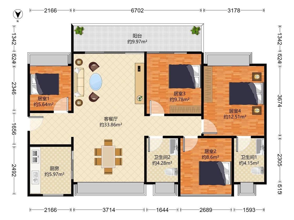 整租·颐翠名庭