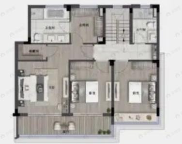 德信赋富春云庄5室2厅3卫户型图