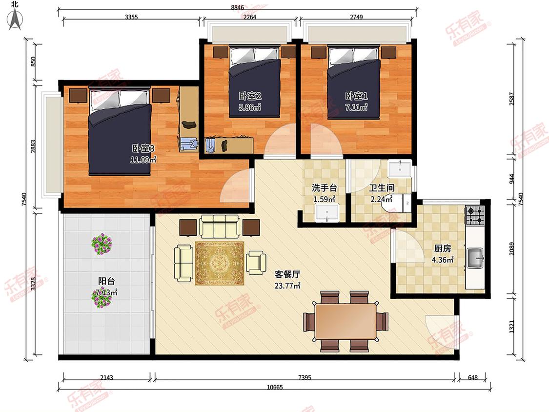 整租·宏发天汇城