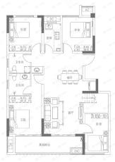 鑫生坤悦居4室3厅3卫户型图