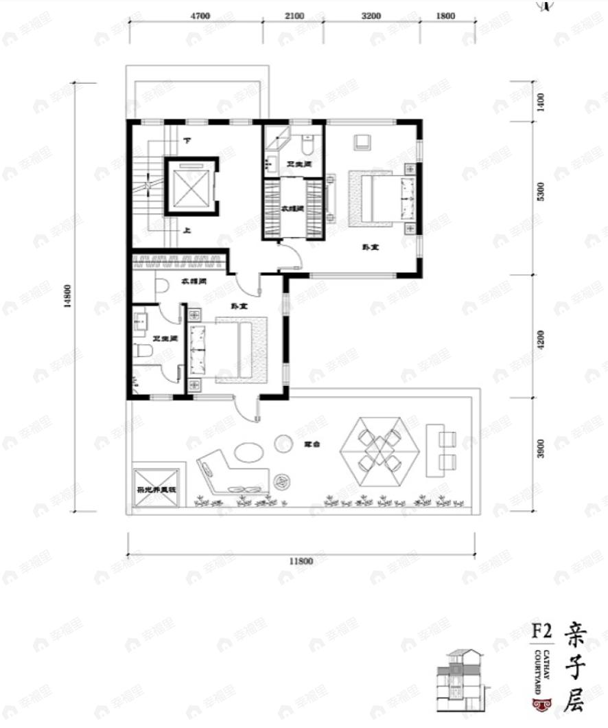 北科建泰禾丽春湖院子4室3厅9卫户型图