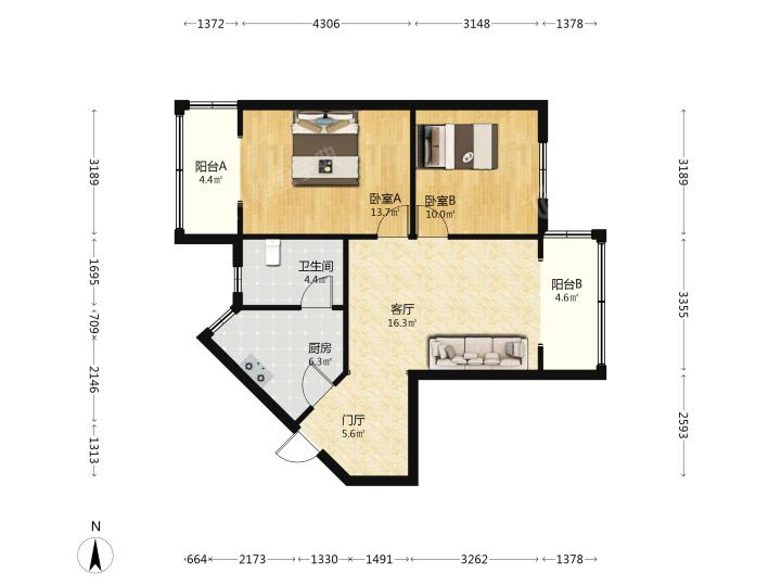 整租·三色花园