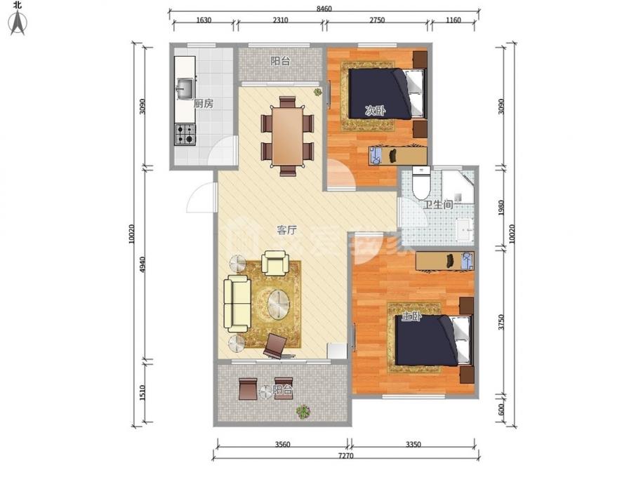整租·秀康新城(达城锦园)