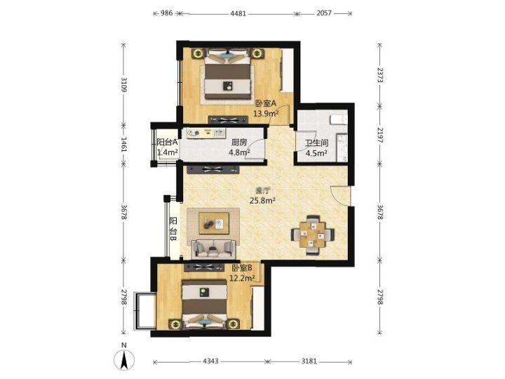 整租·加州水郡(西区)