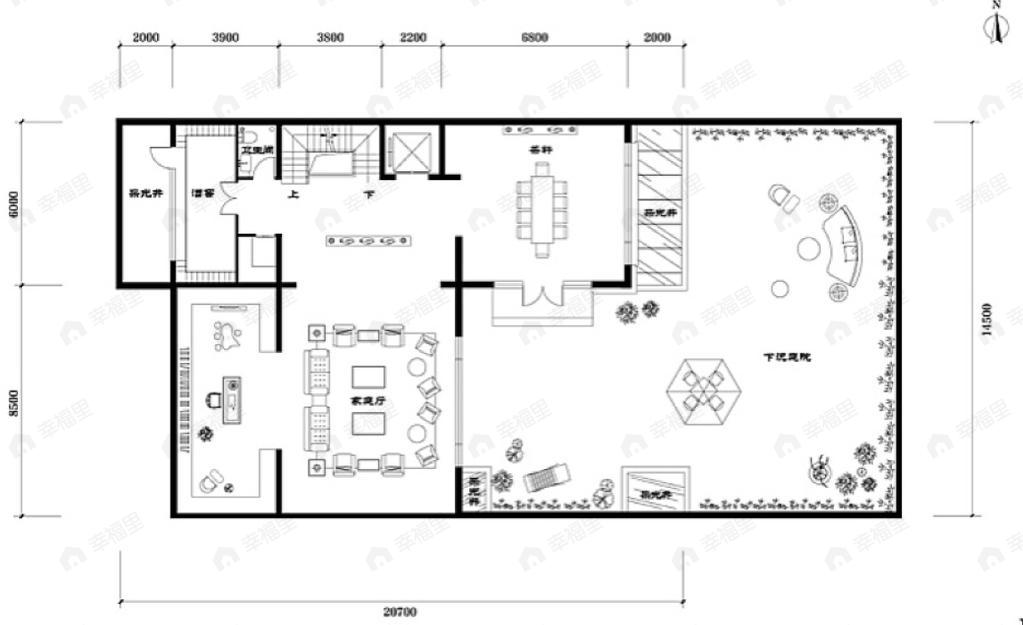 北科建泰禾丽春湖院子4室4厅9卫户型图