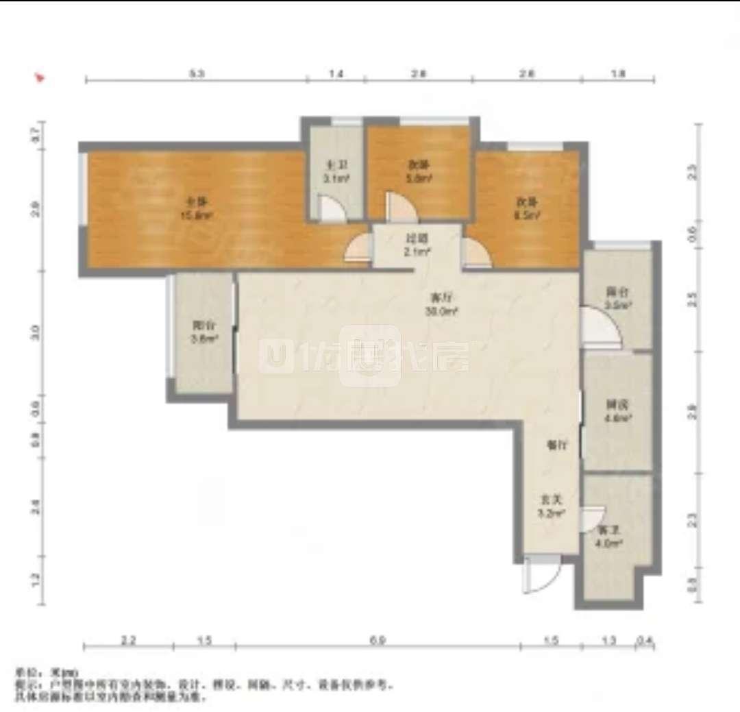 整租·俊发城(玉兰苑)