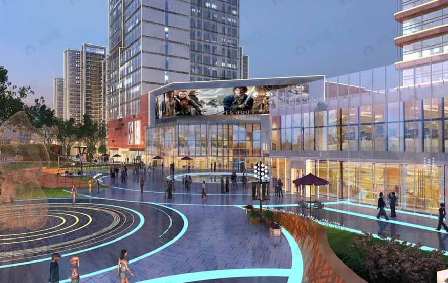 中梁百悦广场效果图