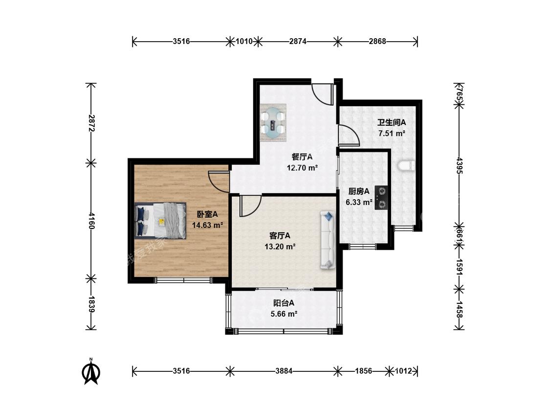 整租·同方锦城