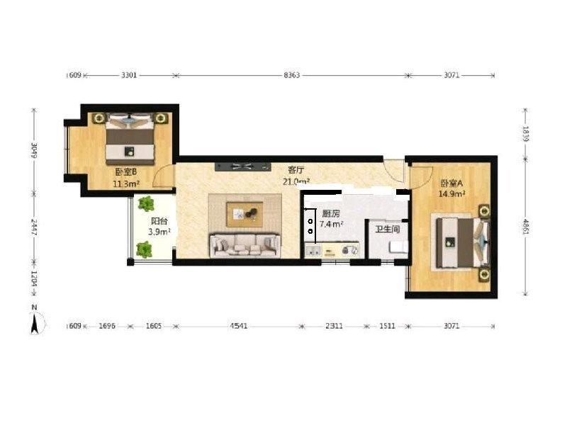 整租·嘉韵山水城