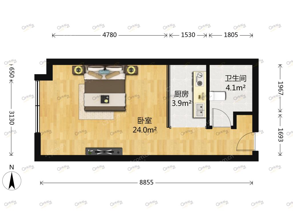 整租·鑫龙橄榄国际