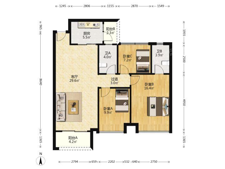 整租·松晖名苑