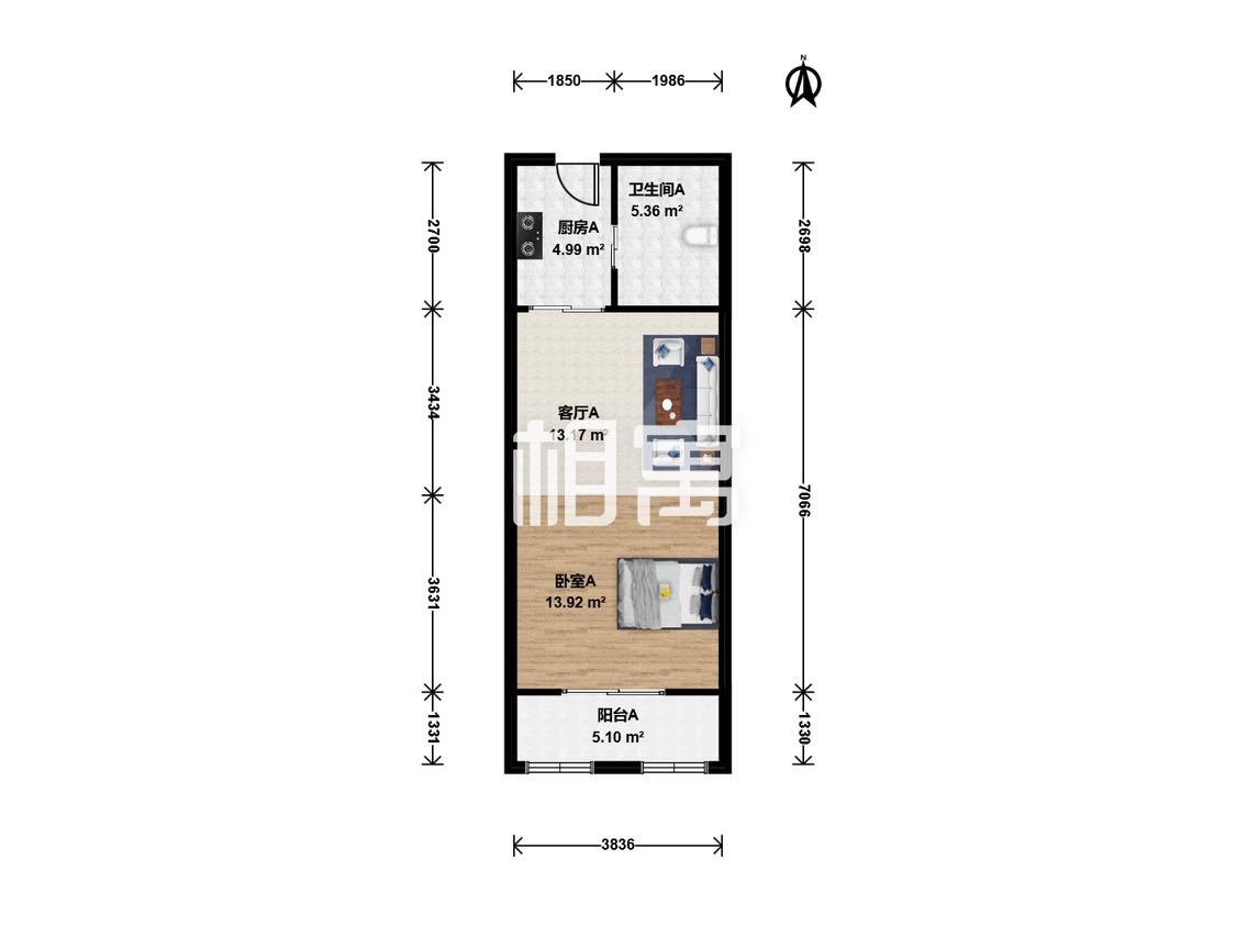 整租·华盛达堂巢