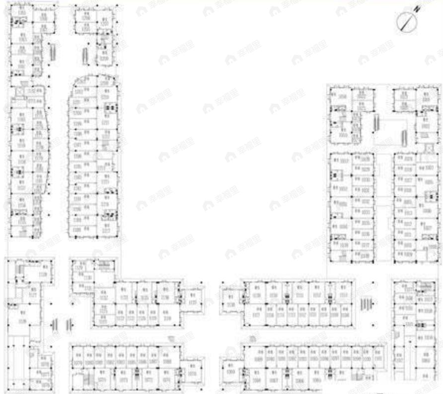 1室建面19平南户型图