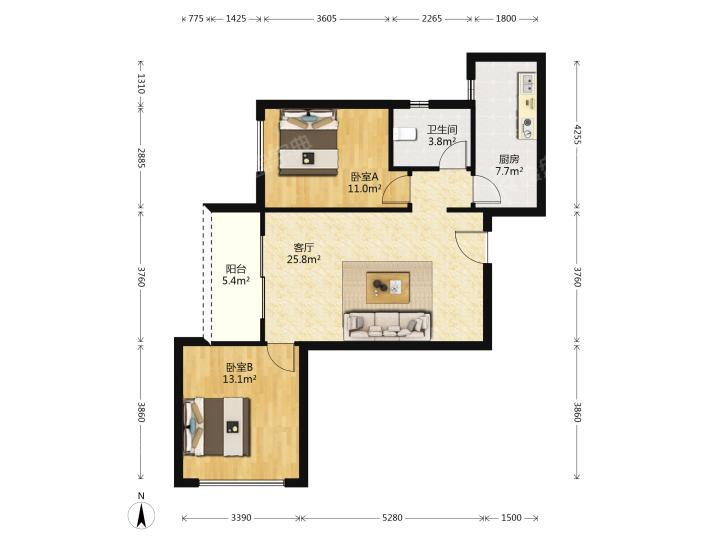 整租·紫薇东进(三期)