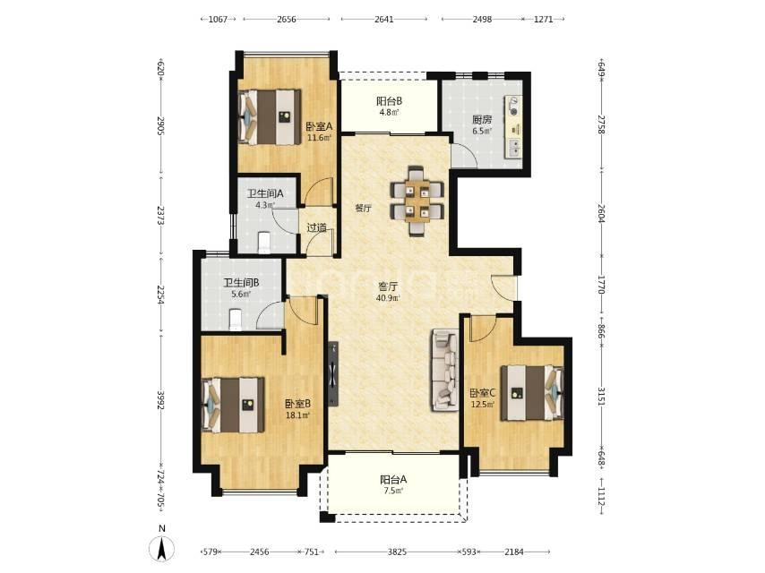 整租·华发四季