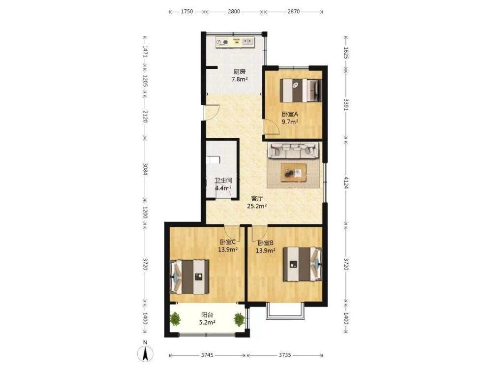 整租·盈泰嘉园