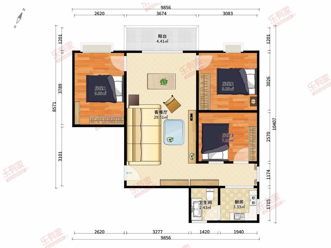 整租·中心南路