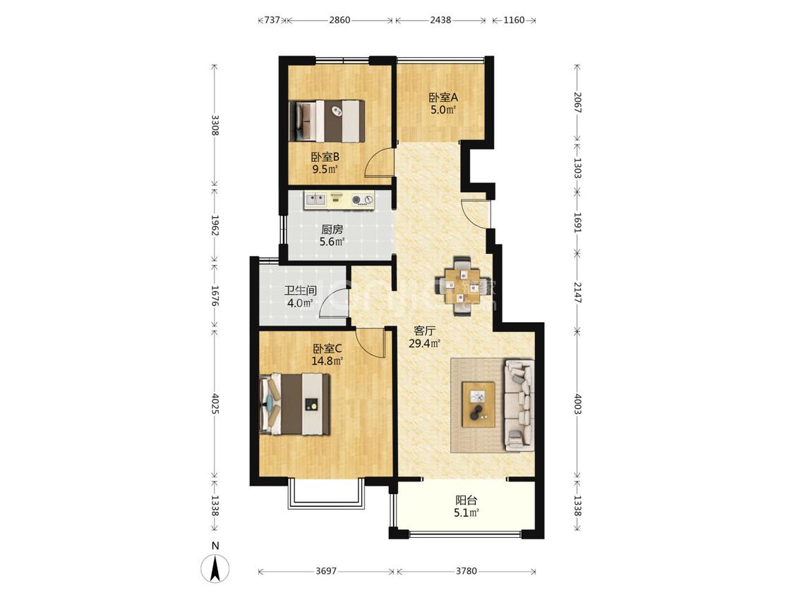 整租·阳光华庭